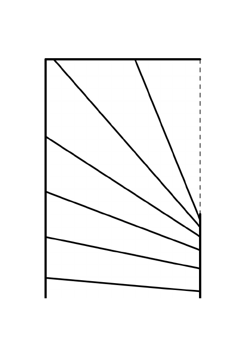 Schéma du balancement des marches